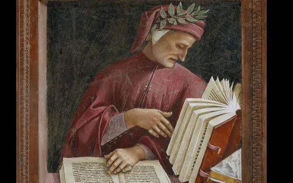 dante in his study