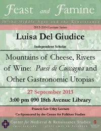 Giudice Lecture Flyer