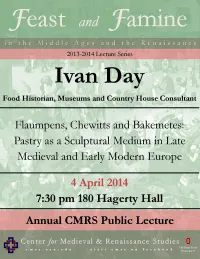 Ivan Day Lecture Flyer